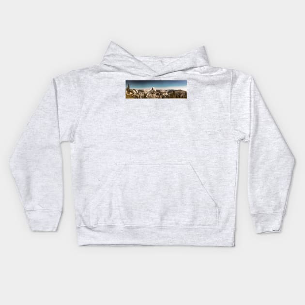 Glacier Point View, Yosemite National Park Kids Hoodie by Gestalt Imagery